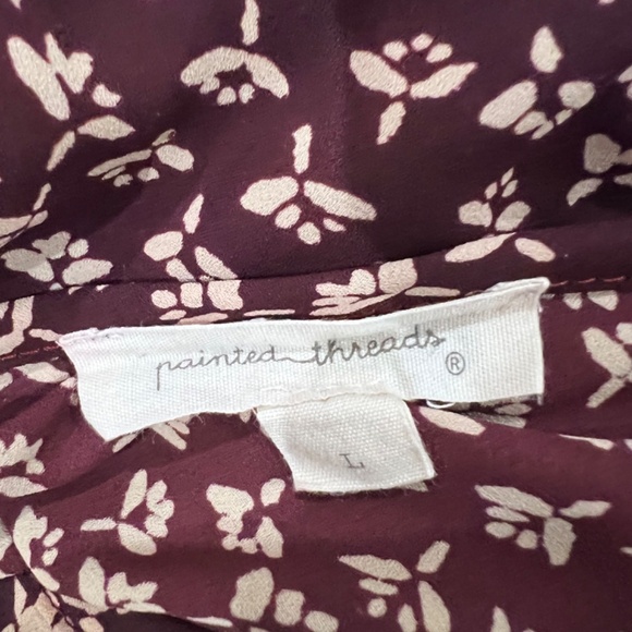 Painted Threads Floral Tank Top - Picture 3 of 3